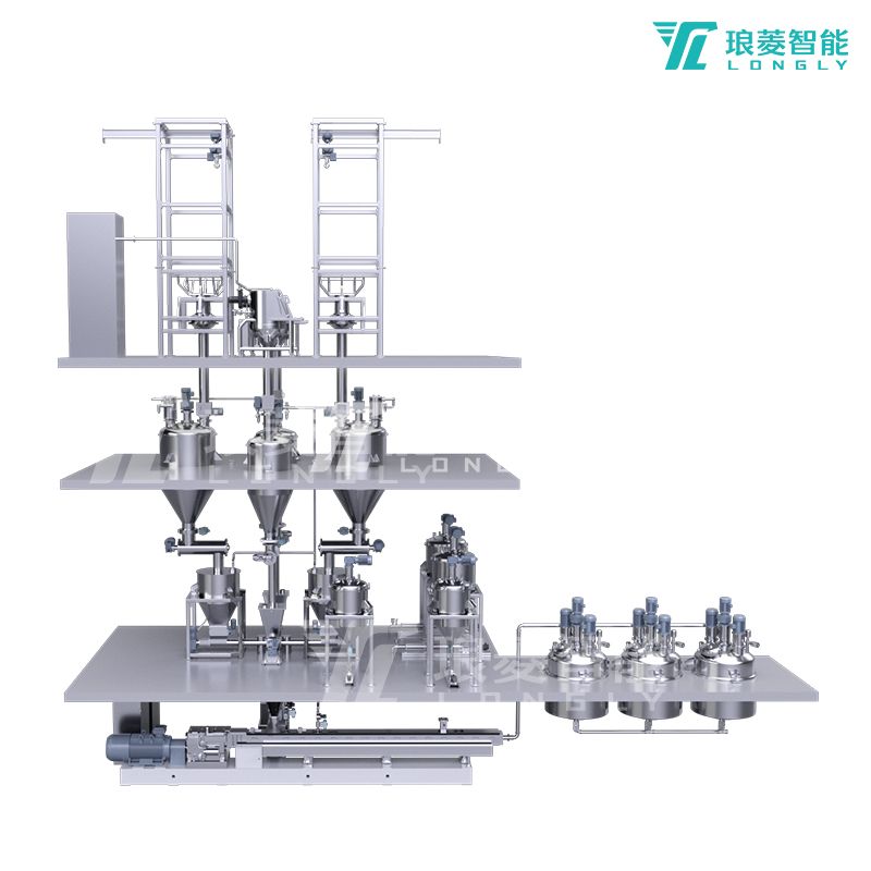 双螺杆匀浆自动化产线-智能产线